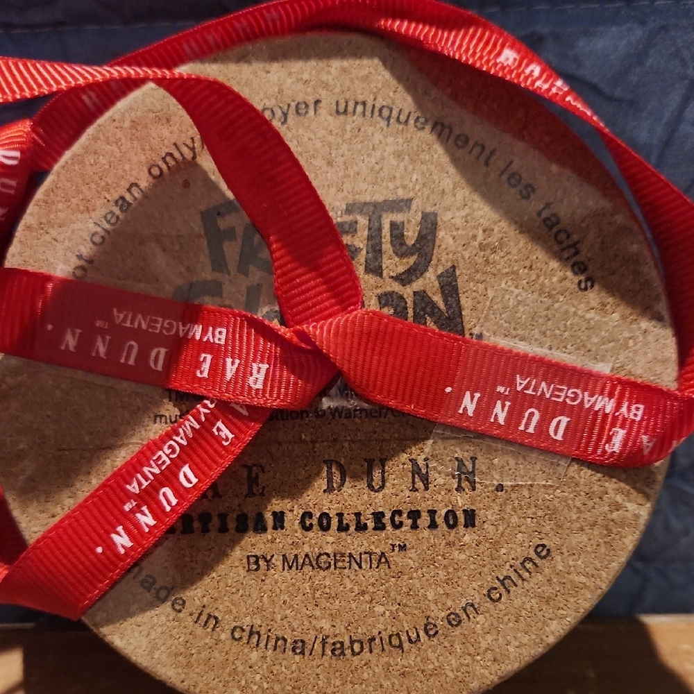 Rae Dunn Artisan Collection Cork Lid with Red Ribbon - Picture 4 of 4